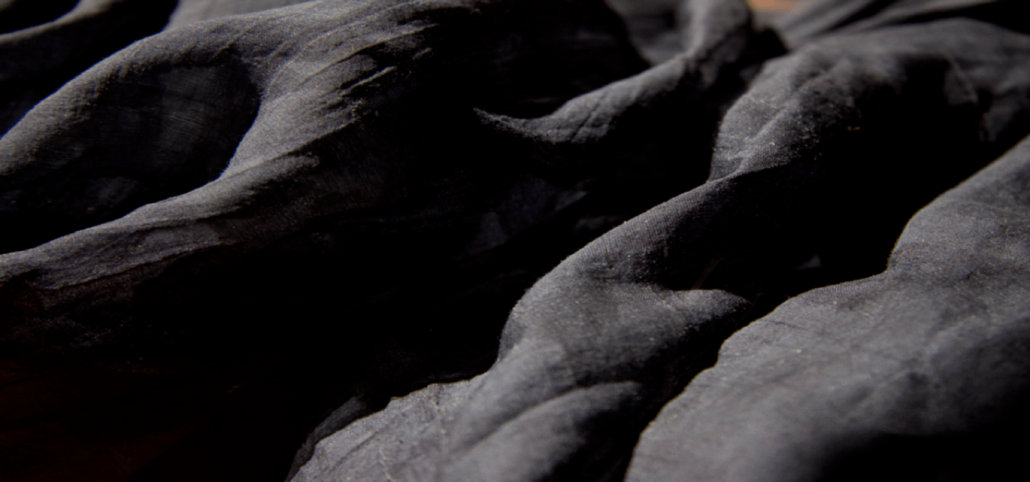 Dark textured fabric